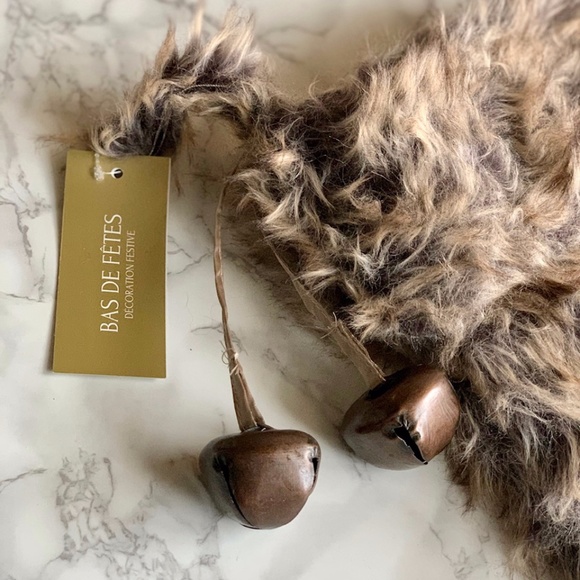 Holiday Faux Fur Stocking (NWT) - Picture 4 of 6